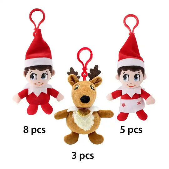 Elf On The Shelf Plüsch-Schlüsselanhänger 12 cm Sortiment (16)