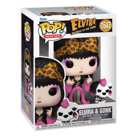 Elvira POP & Buddy! Ad Icons Vinyl Figur Elvira & Gonk 9 cm - Smalltinytoystore