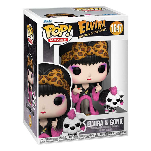 Elvira POP & Buddy! Ad Icons Vinyl Figur Elvira & Gonk 9 cm - Smalltinytoystore