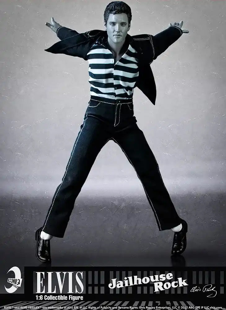 Elvis Presley Legends Series Actionfigur 1/6 Jailhouse Rock Edition 30 cm - Smalltinytoystore
