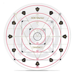 Enhance RPG Series 30ft Spell AoE Damage Template - Smalltinytoystore