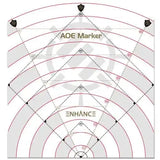 Enhance RPG Series 60ft Spell AoE Damage Template - Smalltinytoystore