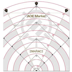 Enhance RPG Series 60ft Spell AoE Damage Template - Smalltinytoystore