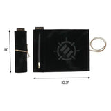 Enhance Tabletop Roll on a Scroll Würfeltasche mit Würfel Black - Smalltinytoystore