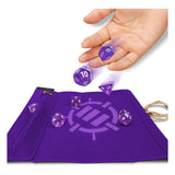 Enhance Tabletop Roll on a Scroll Würfeltasche mit Würfel Lila - Smalltinytoystore