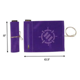 Enhance Tabletop Roll on a Scroll Würfeltasche mit Würfel Lila - Smalltinytoystore
