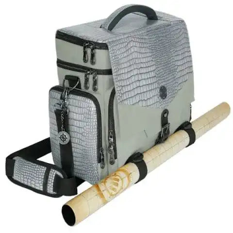 Enhance Tabletop Series Collectors Edition Adventurer's Travel Bag Silver - Smalltinytoystore