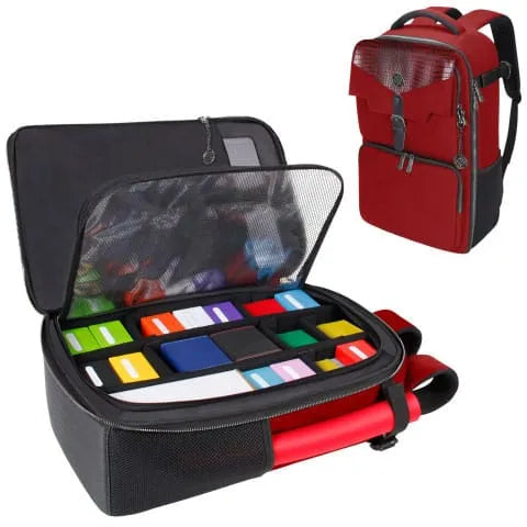Enhance TCG Series Card Backpack Collector's Edition Red - Smalltinytoystore