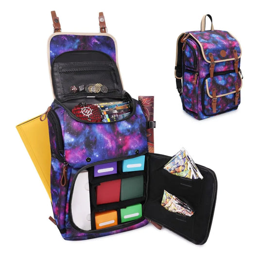 Enhance TCG Series Trading Card Backpack Designer Edition Galaxy Full-size - Smalltinytoystore