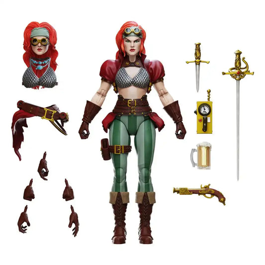 Epic H.A.C.K.S. Actionfigur 1/12 Red Sonja Steampunk - Smalltinytoystore