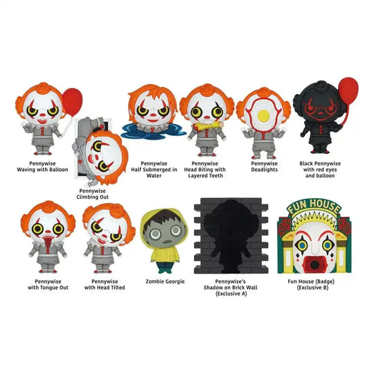Es 2 3D PVC-Taschenanhänger Series 1 Display (24) - Smalltinytoystore