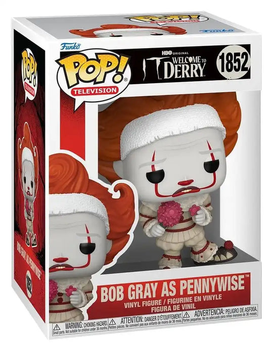 Es: Welcome to Derry POP! Television Vinyl Figur Bob Gray as Pennywise 9 cm