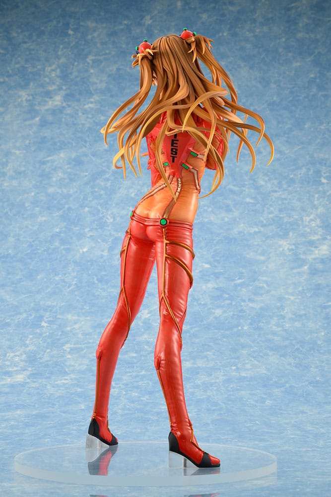 Evangelion 2.0 You Can (Not) Advance PVC Statue 1/4 Asuka Shikinami Langley Test Plugsuit Smile Ver. 40 cm - Smalltinytoystore