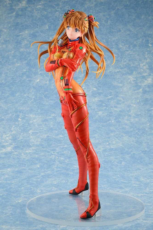 Evangelion 2.0 You Can (Not) Advance PVC Statue 1/4 Asuka Shikinami Langley Test Plugsuit Smile Ver. 40 cm - Smalltinytoystore