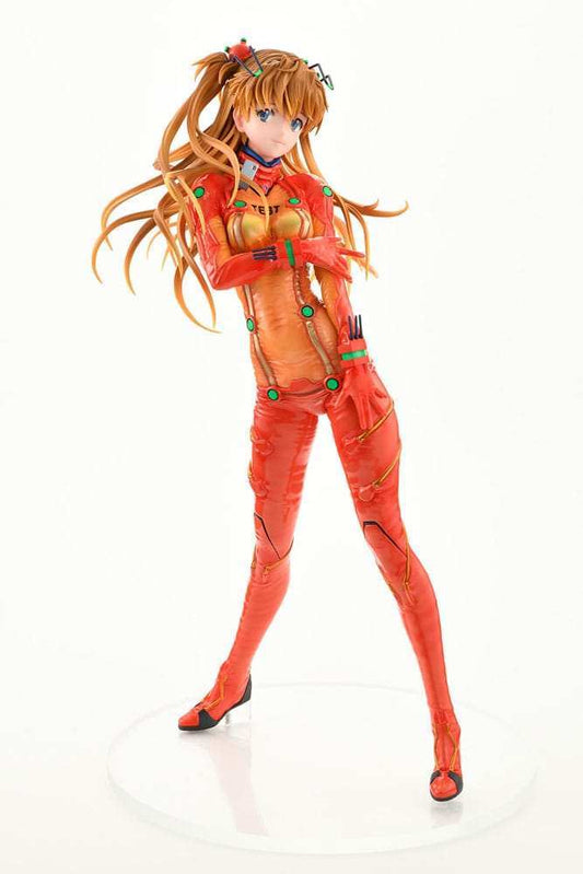 Evangelion 2.0 You Can (Not) Advance PVC Statue 1/4 Asuka Shikinami Langley Test Plugsuit Smile Ver. 40 cm - Smalltinytoystore