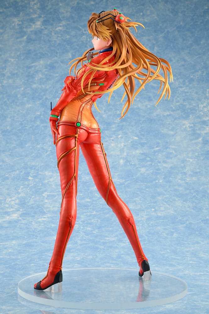 Evangelion 2.0 You Can (Not) Advance PVC Statue 1/4 Asuka Shikinami Langley Test Plugsuit Smile Ver. 40 cm - Smalltinytoystore