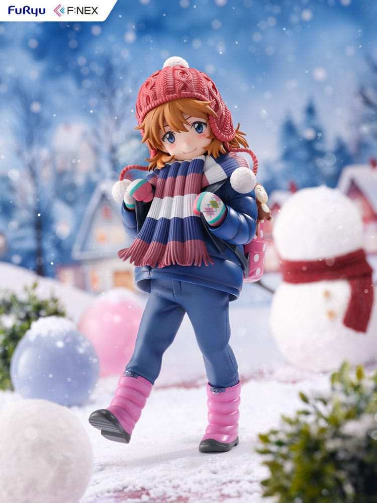 Evangelion: 3.0 + 1.0 Thrice Upon a Time FNEX Statue 1/6 Asuka Shikinami Langley Winter Ver. 20 cm - Smalltinytoystore