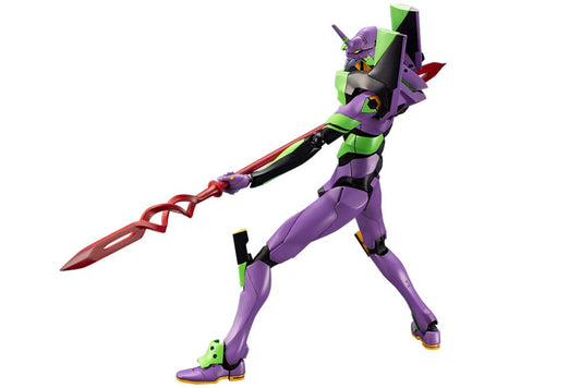 Evangelion: 3.0 + 1.0 Thrice Upon a Time Plastic Model Kit 1/400 Evangelion Test Type-01 with Spear of Cassius 19 cm - Smalltinytoystore