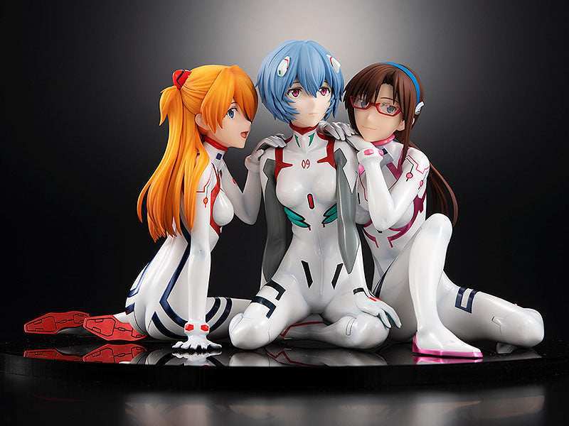 Evangelion: 3.0+1.0 Thrice Upon a Time PVC Statue 1/8 Asuka/Rei/Mari: Newtype Cover Ver. - Smalltinytoystore