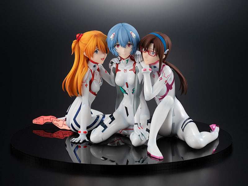 Evangelion: 3.0+1.0 Thrice Upon a Time PVC Statue 1/8 Asuka/Rei/Mari: Newtype Cover Ver. - Smalltinytoystore