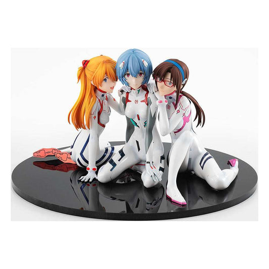 Evangelion: 3.0+1.0 Thrice Upon a Time PVC Statue 1/8 Asuka/Rei/Mari: Newtype Cover Ver. - Smalltinytoystore