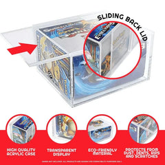 Evoretro Acryl Display Case für Booster Boxen / Elite Trainer Boxes Ver. 1 with Sliding Lid - Smalltinytoystore