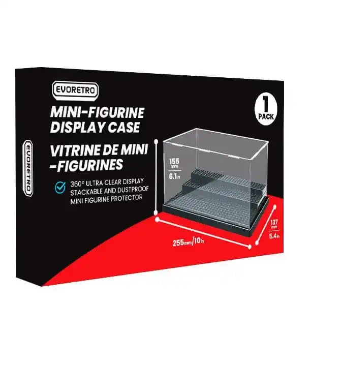 Evoretro Acryl Display Case für Minifiguren Small - Smalltinytoystore