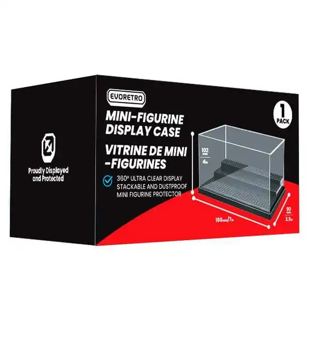 Evoretro Acryl Display Case für Minifiguren - Smalltinytoystore