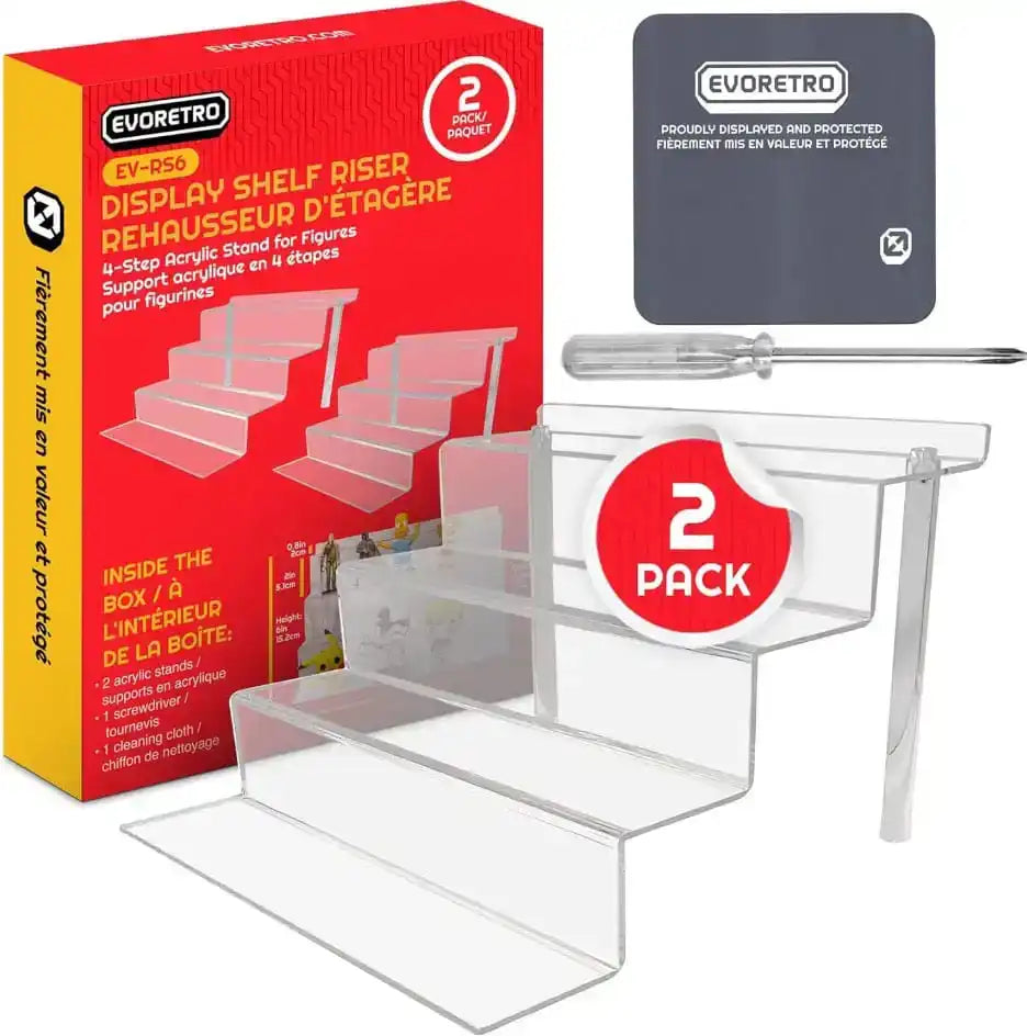 Evoretro Acryl Displayregal 2er-Pack RS6 - Smalltinytoystore