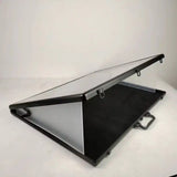 Evoretro Aluminum Display Case Black - Smalltinytoystore