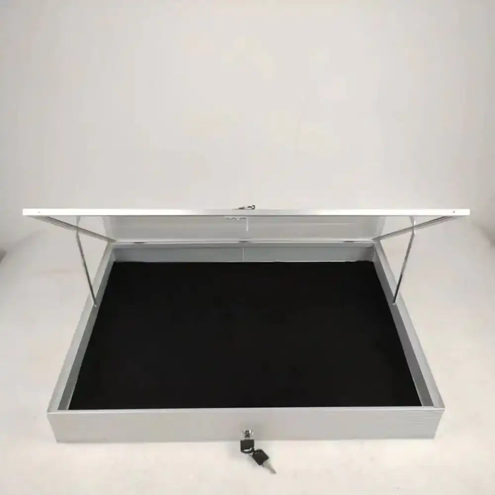 Evoretro Aluminum Display Case Silver - Smalltinytoystore