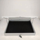 Evoretro Aluminum Display Case Silver - Smalltinytoystore