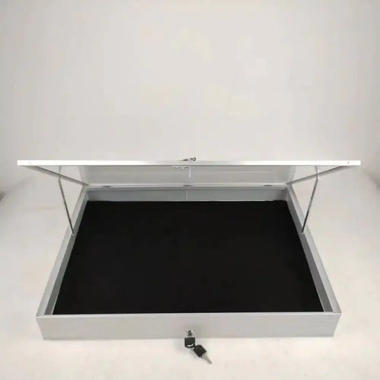 Evoretro Aluminum Display Case Silver - Smalltinytoystore