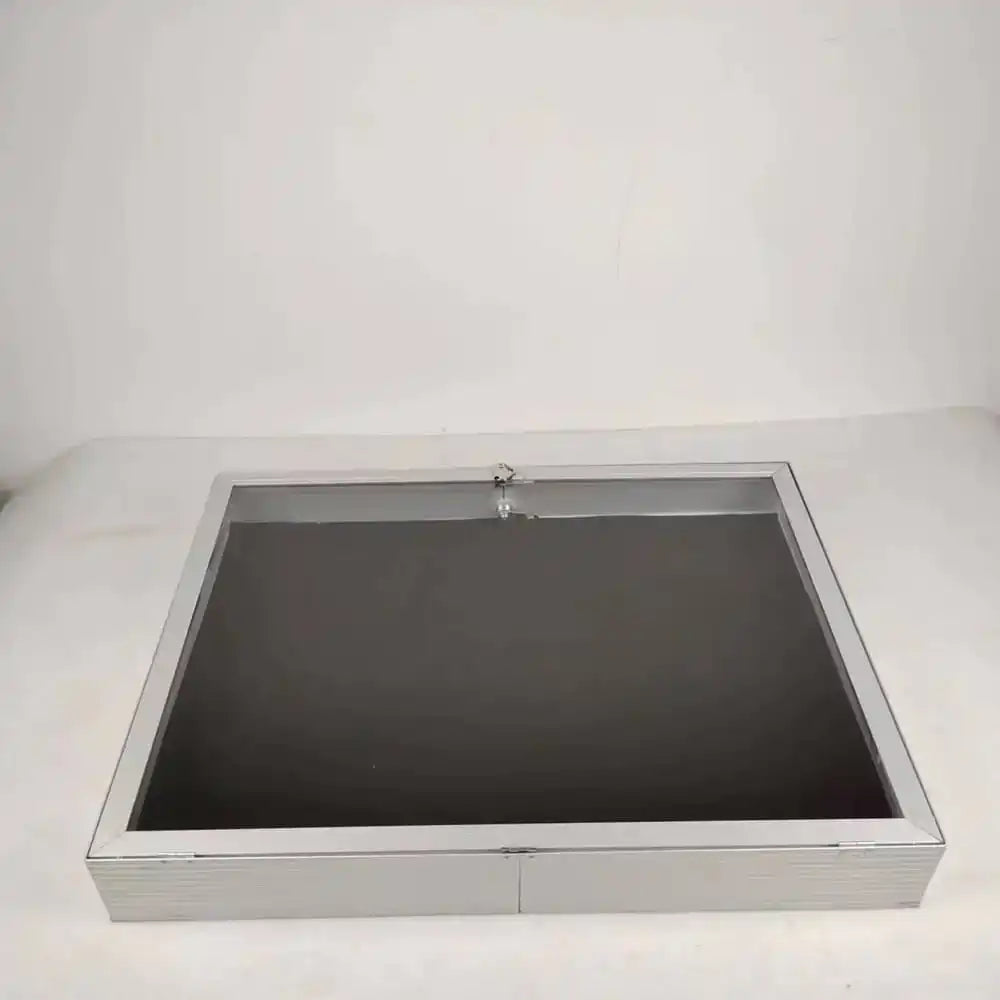 Evoretro Aluminum Display Case Silver - Smalltinytoystore