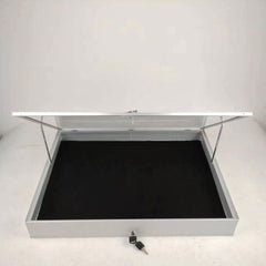 Evoretro Aluminum Display Case Silver - Smalltinytoystore