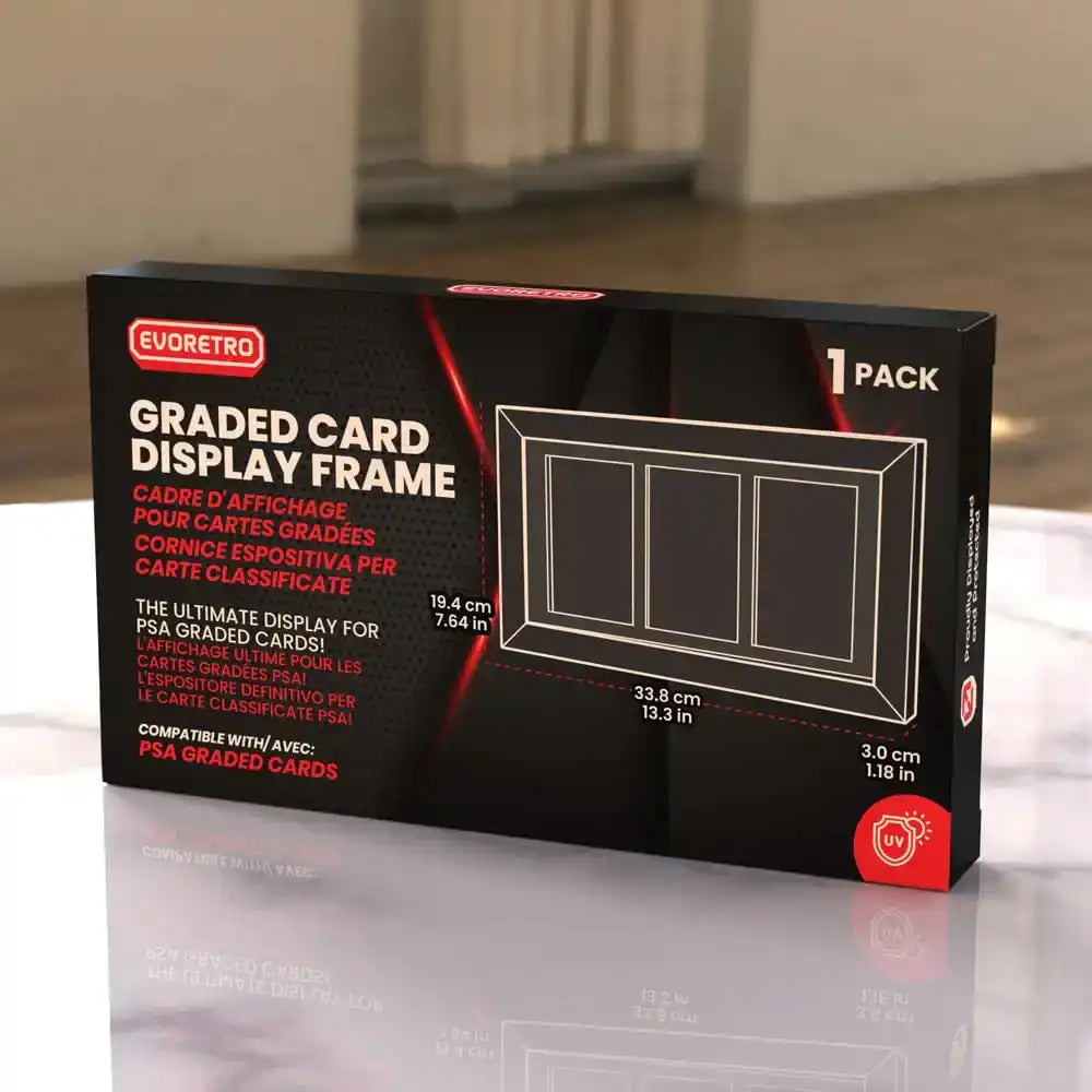 Evoretro Displayrahmen für 3 PSA Graded Cards - Smalltinytoystore