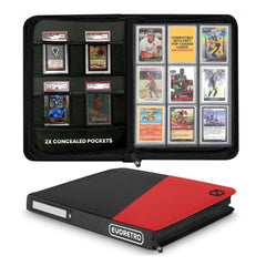 Evoretro Shield+ Topload Album 216 Karten Black/Red - Smalltinytoystore