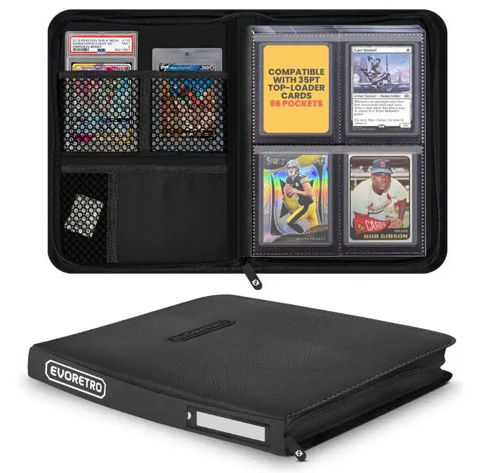 Evoretro Shield+ Topload Album Compact 96 Karten Black - Smalltinytoystore