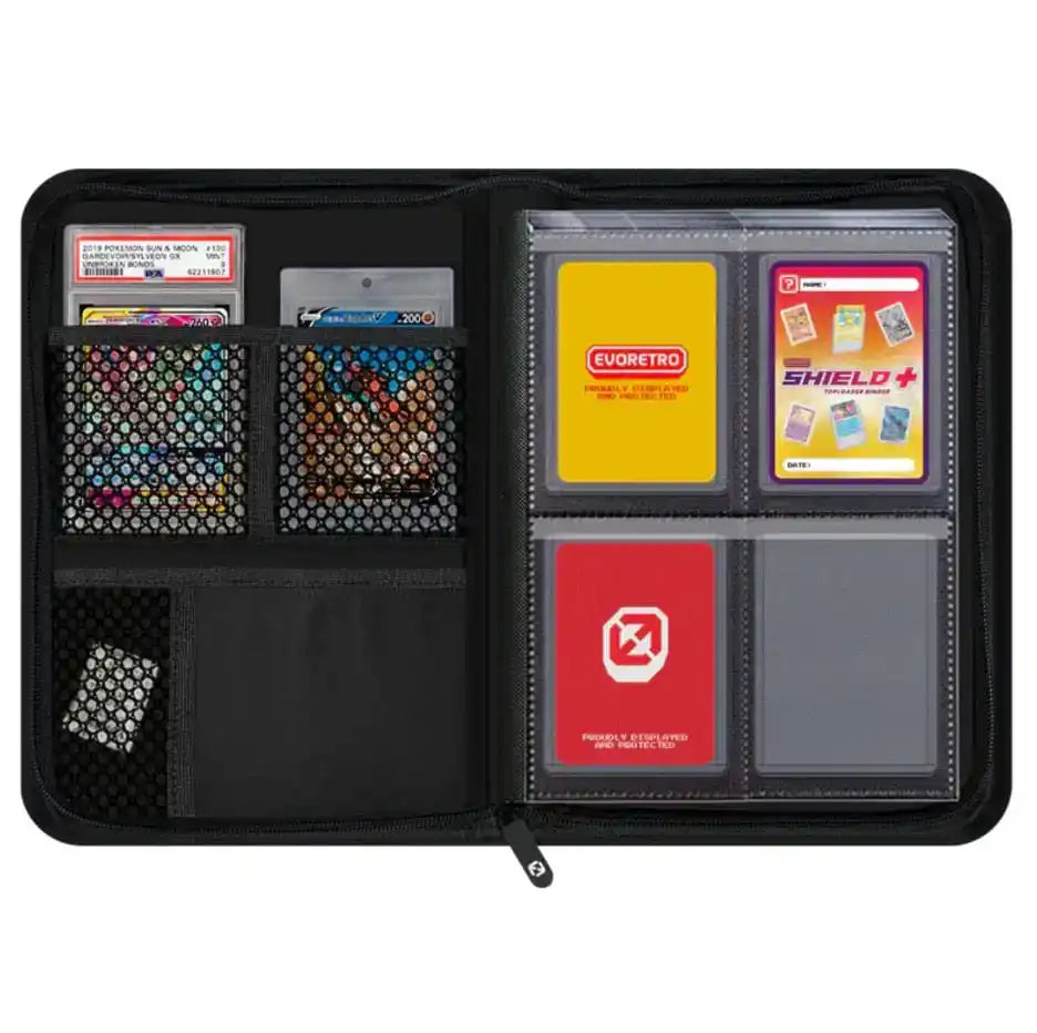 Evoretro Shield+ Topload Album Compact 96 Karten Black - Smalltinytoystore