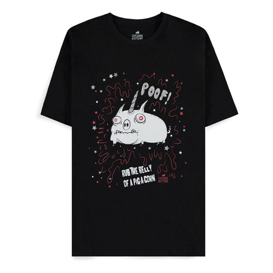 Exploding Kittens T-Shirt POOF! Größe M - Smalltinytoystore