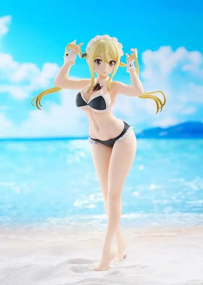 Fairy Tail 100 Years Quest Beach Queens Pop Up Parade PVC Statue Lucy Heartfilia: Virgo Form Swimsuit Ver. L Size 23 cm
