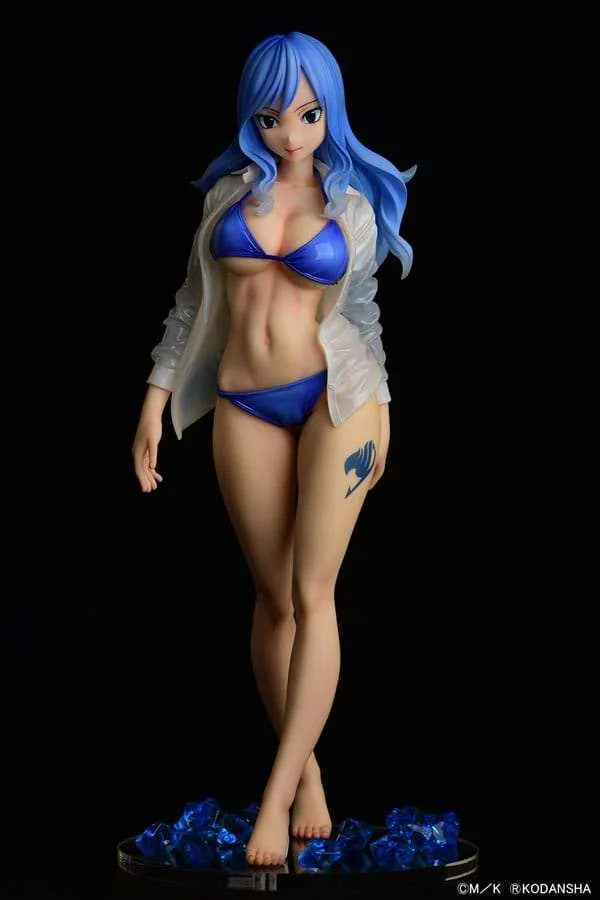 Fairy Tail Statue 1/6 Jubia Lokser Gravure_Stylesee-through wet shirt 25 cm - Smalltinytoystore