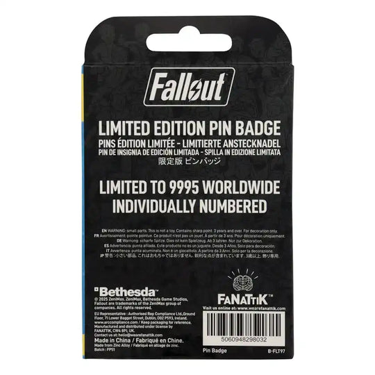 Fallout Ansteck-Pin Charisma Boy Limited Edition - Smalltinytoystore