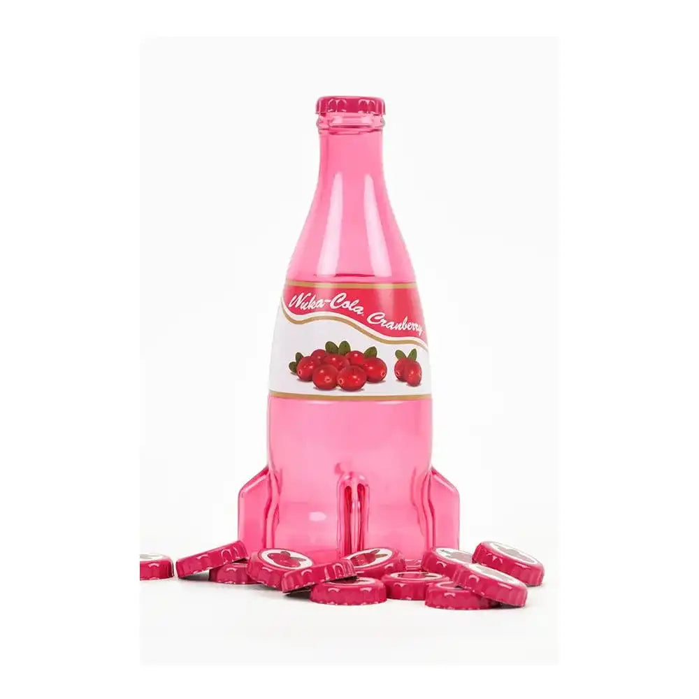 Fallout Bottle Series Replik Glass Bottle & Cap Nuka Cola Cranberry - Smalltinytoystore