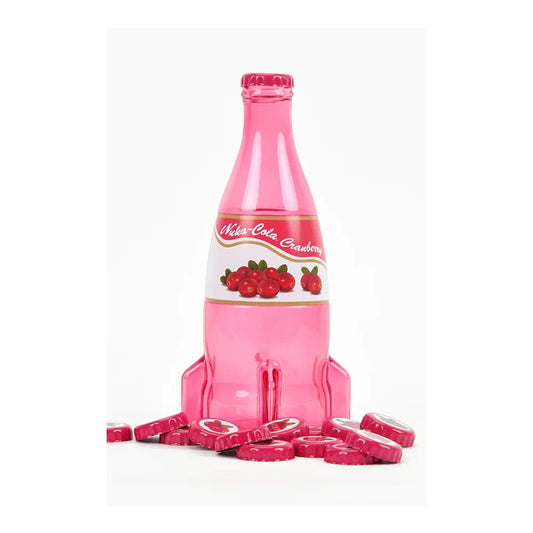 Fallout Bottle Series Replik Glass Bottle & Cap Nuka Cola Cranberry - Smalltinytoystore