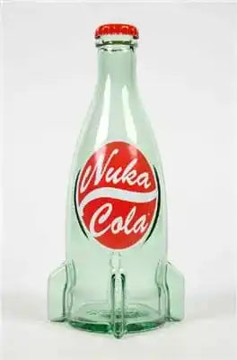 Fallout Bottle Series Replik Glass Bottle Nuka Cola Clear - Smalltinytoystore