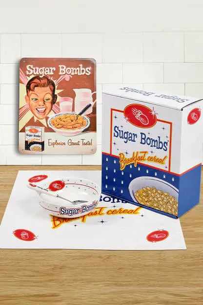 Fallout Frühstück-Set Schüssel mit Löffel Sugar Bombs - Smalltinytoystore