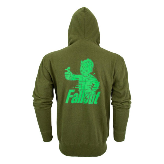Fallout Kapuzenpullover mit Reißverschluß Analog Pip-Boy Größe XL - Smalltinytoystore