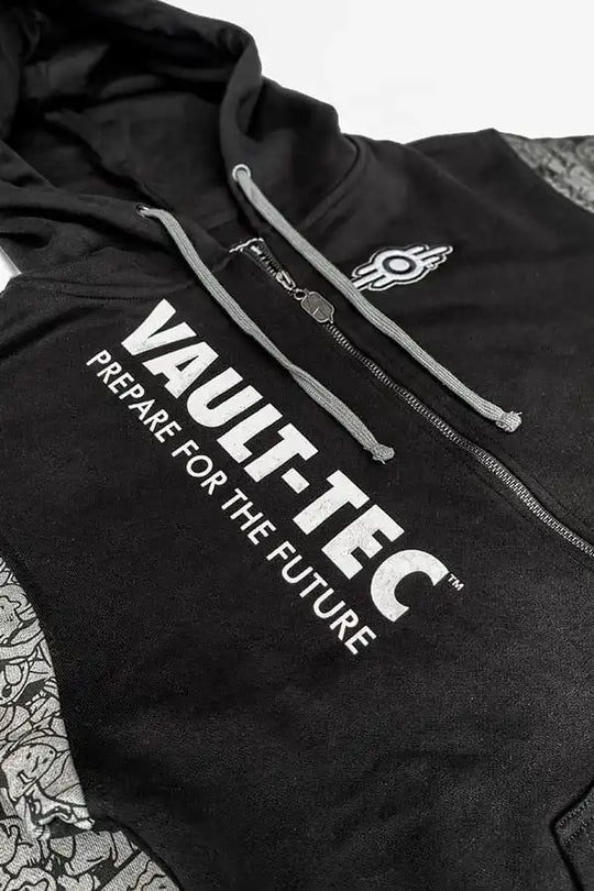 Fallout Kapuzenpullover mit Reißverschluß Vault-Tec Größe M - Smalltinytoystore