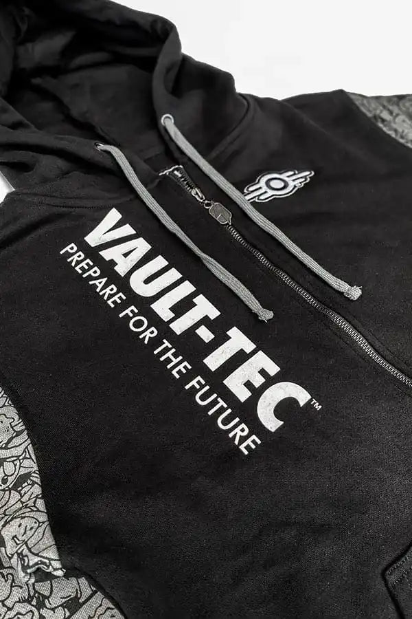 Fallout Kapuzenpullover mit Reißverschluß Vault-Tec Größe S - Smalltinytoystore